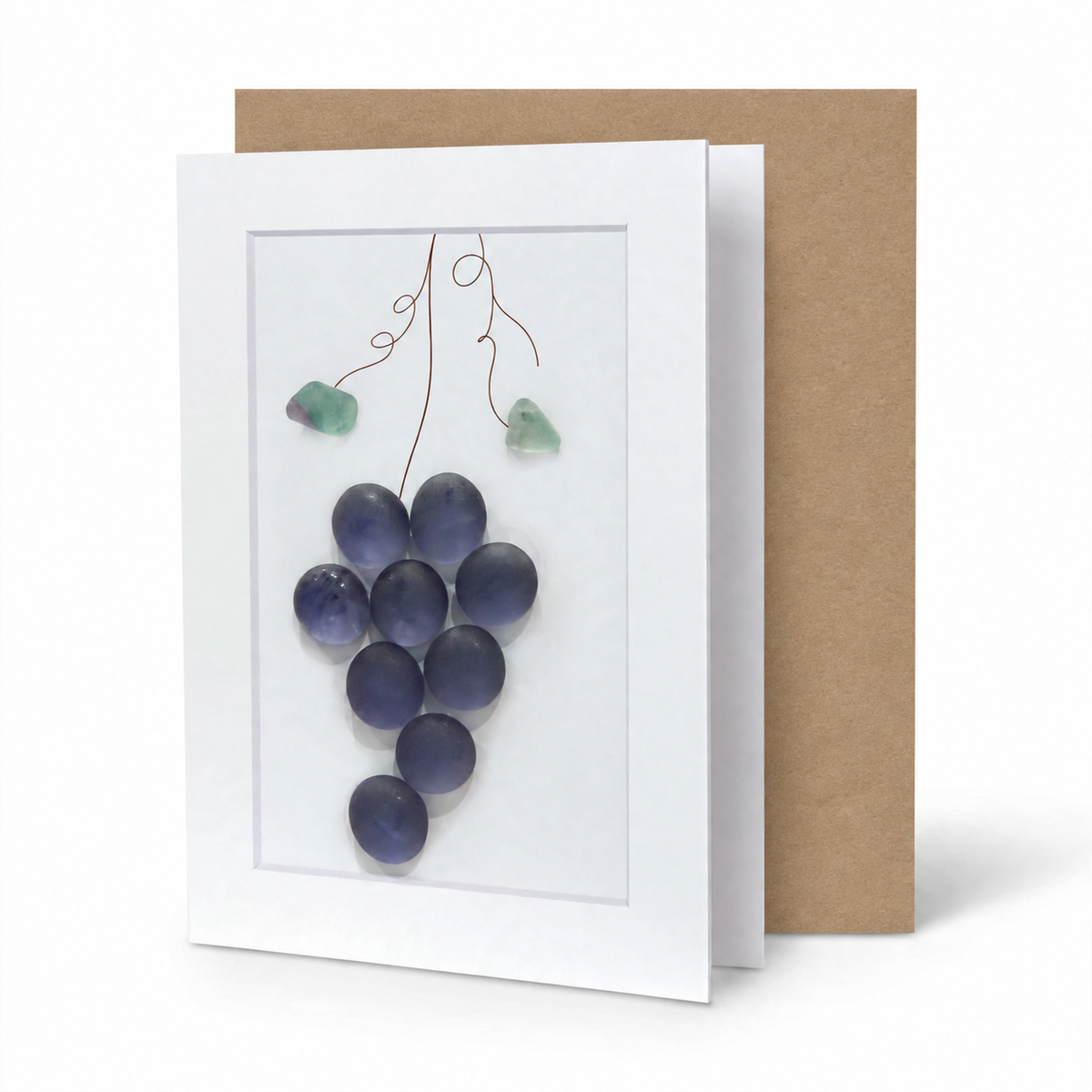 Glass Grape Greeting Card