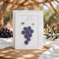 Glass Grape Greeting Card