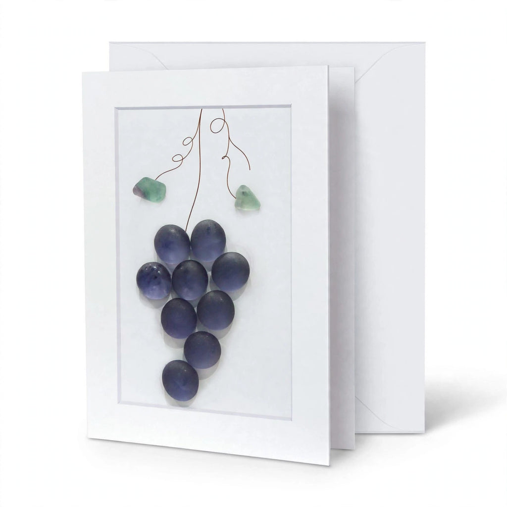 Glass Grape Greeting Card